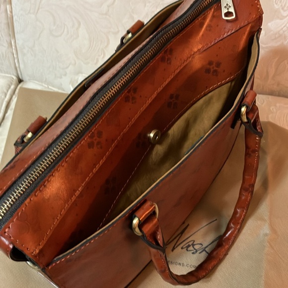 Patricia Nash, Paris, genuine, leather satchel - Picture 5 of 12